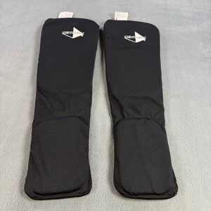 Century Martial Arts Shin Instep Guards Black Padded Sparring Sleeves Large